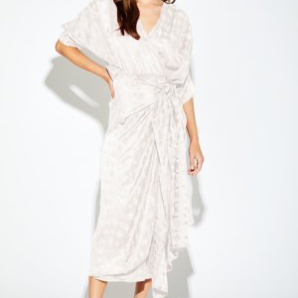 Callahan Cream Silky Dress